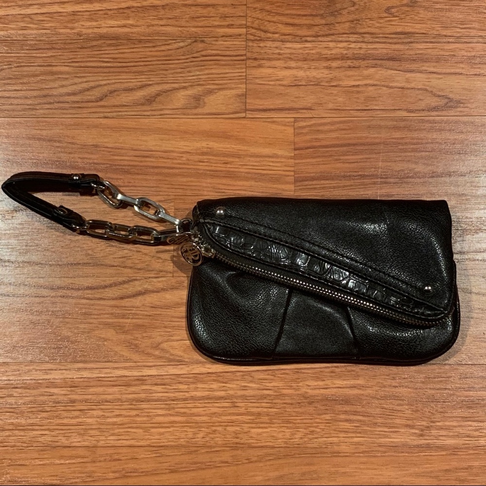 Jennifer Lopez Black Wristlet Bag